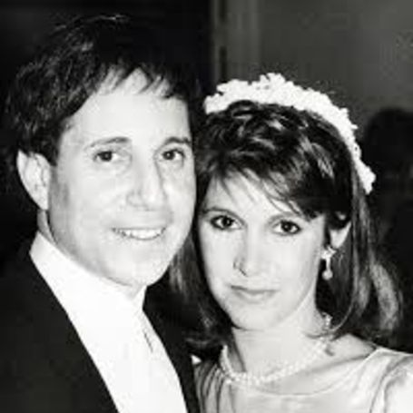 Carrie Fisher and Paul Simon 